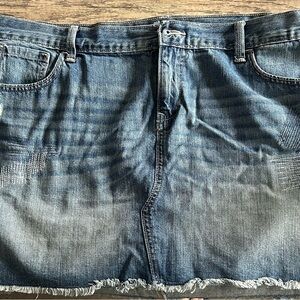 Old Navy Blue Denim Mini Skirt
